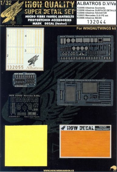 HGW 132044 1:32 Albatros D.V/D.VA Set