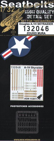 HGW 132046 1:32 Douglas A-1H Skyraider Seatbelt