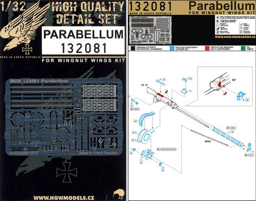 HGW 132081 1:32 PARABELLUM Photo-Etched Set