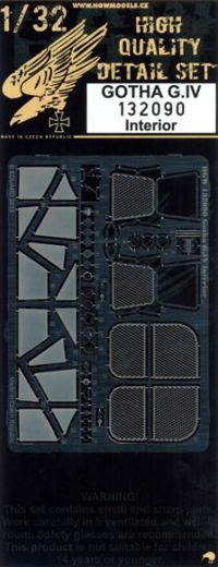 HGW 132090 1:32 Gotha G.IV Interior Photo-Etched Set