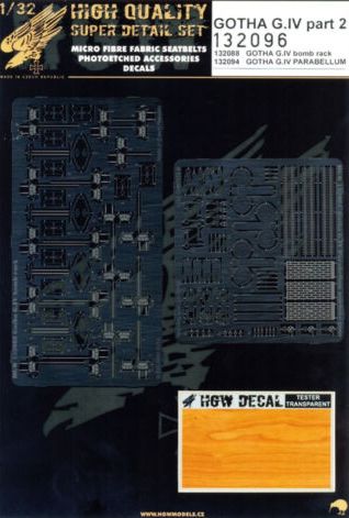 HGW 132096 1:32 GOTHA G.IV SUPER DETAIL SET