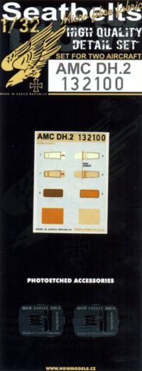 HGW 132100 1:32 AMC DH.2 Seatbelts