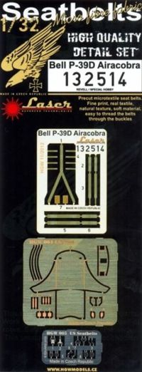 HGW 132514 1:32 Bell P-39D Airacobra + Seat (Laser)