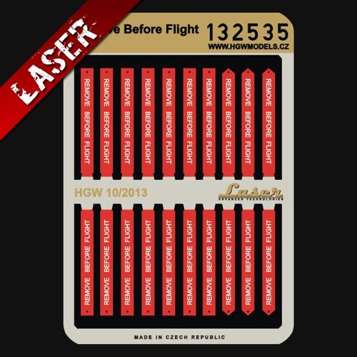 HGW 132535 1:32 Remove Before Flight/RBF (Laser)