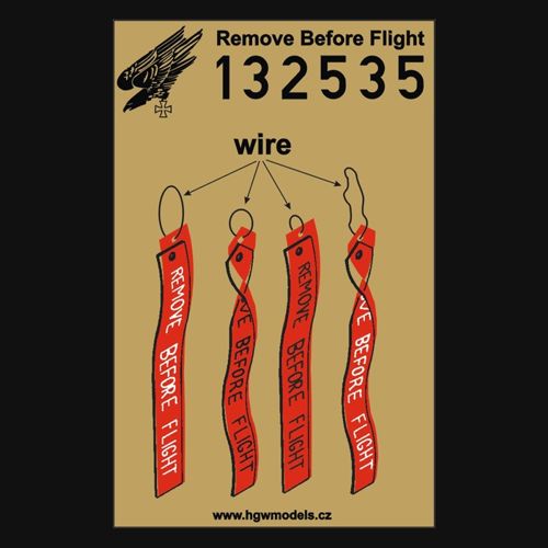 HGW 132535 1:32 Remove Before Flight/RBF (Laser)