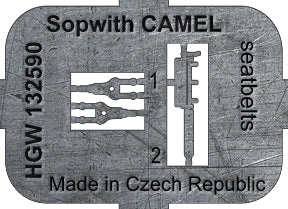 HGW 132590 1:32 Sopwith F.1/2F.1 Pre-Cut (Laser) Seatbelts