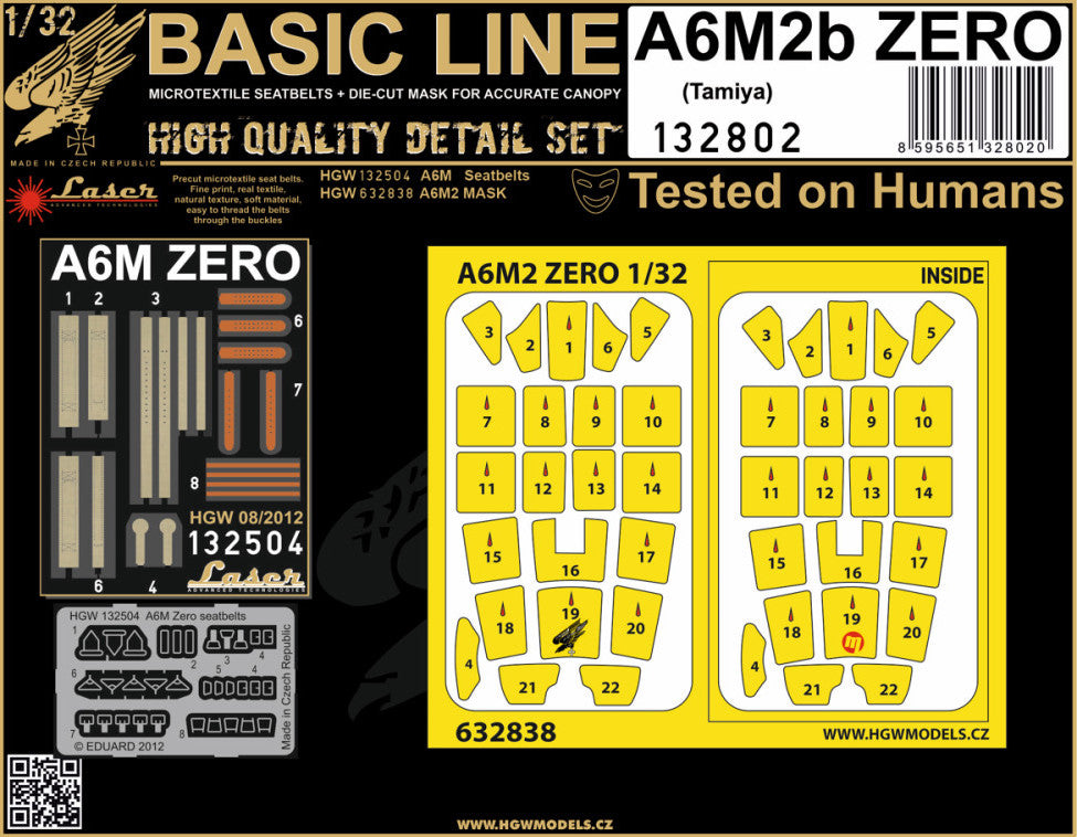 HGW HGW132802 1:32 Mitsubishi A6M2 ZERO - BASIC LINE