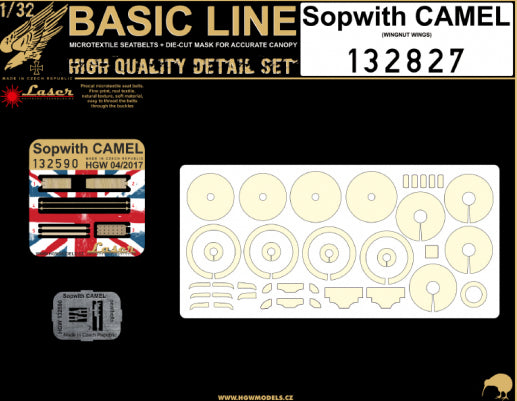 HGW 132827 1:32 Sopwith Camel - Basic Line