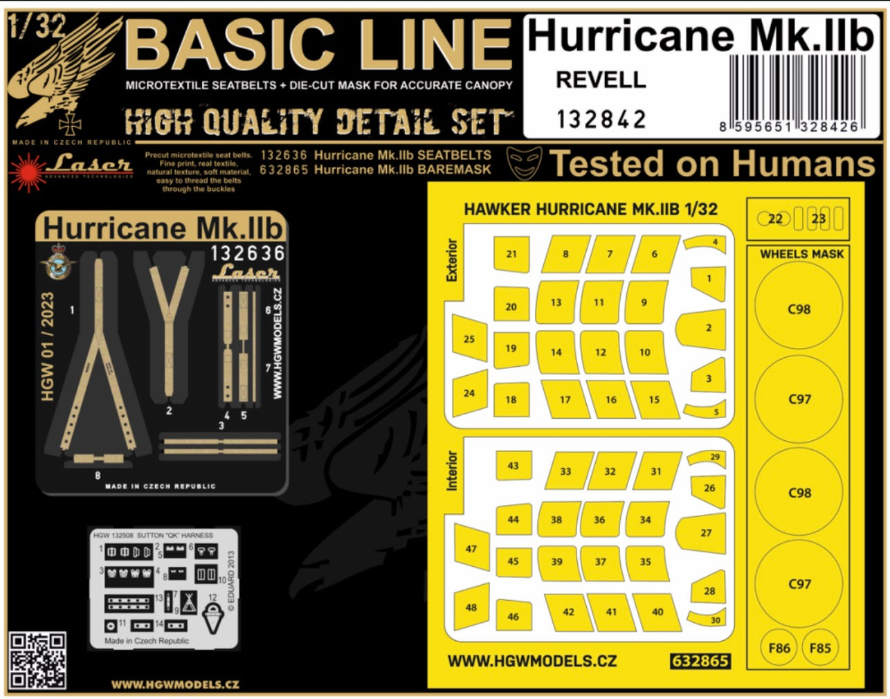 HGW 132842 1:32 Hawker Hurricane Mk.IIB - Basic Line