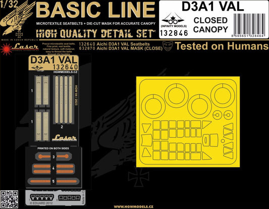 HGW 132846 1:32 Aichi D3A1 Val (Closed Canopy) - Basic Line