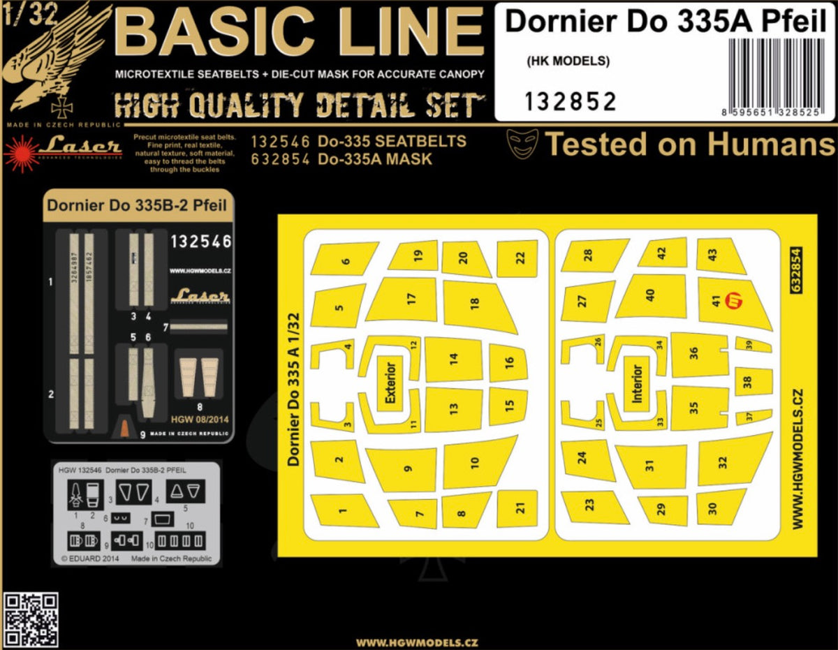 HGW HGW132852 1:32 Dornier Do-335A PFEIL - BASIC LINE
