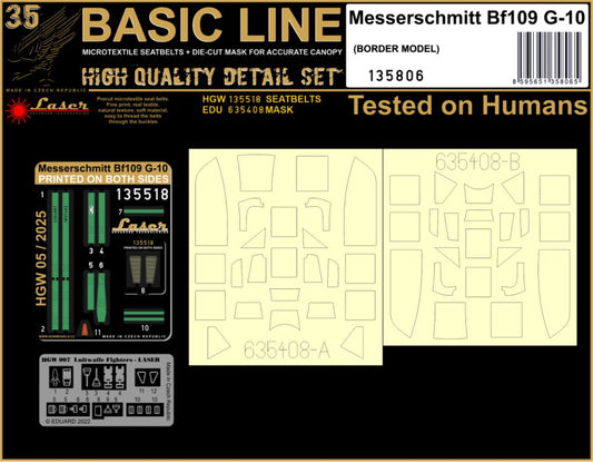 HGW 135806 1:35 Messerschmitt Bf109 G-10 Set