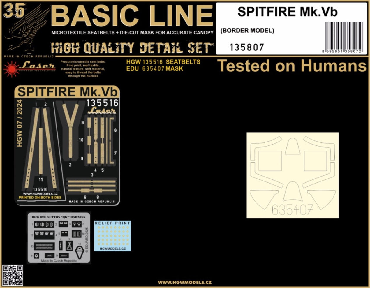 HGW 135807 1:35 Supermarine Spitfire Mk.Vb