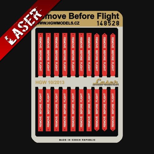 HGW 148528 1:48 Remove Before Flight/RBF (laser)