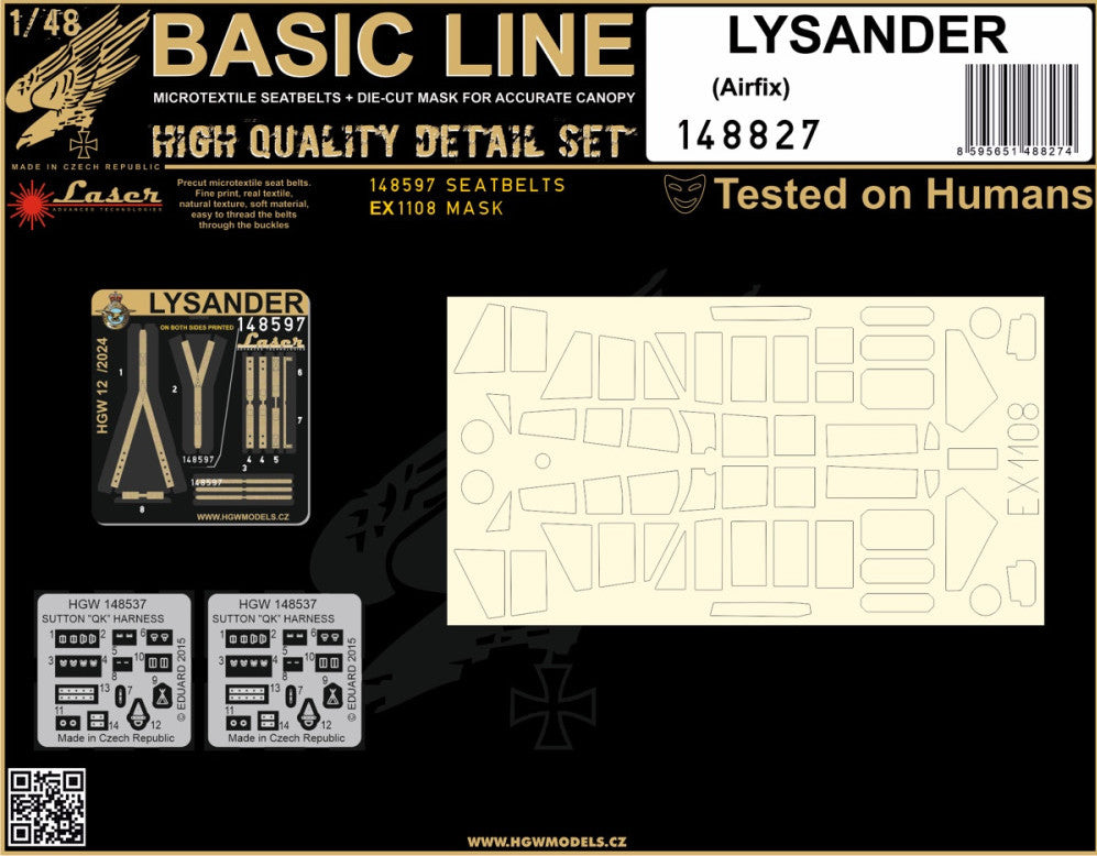 HGW 148827 1:48 LYSANDER - BASIC LINE