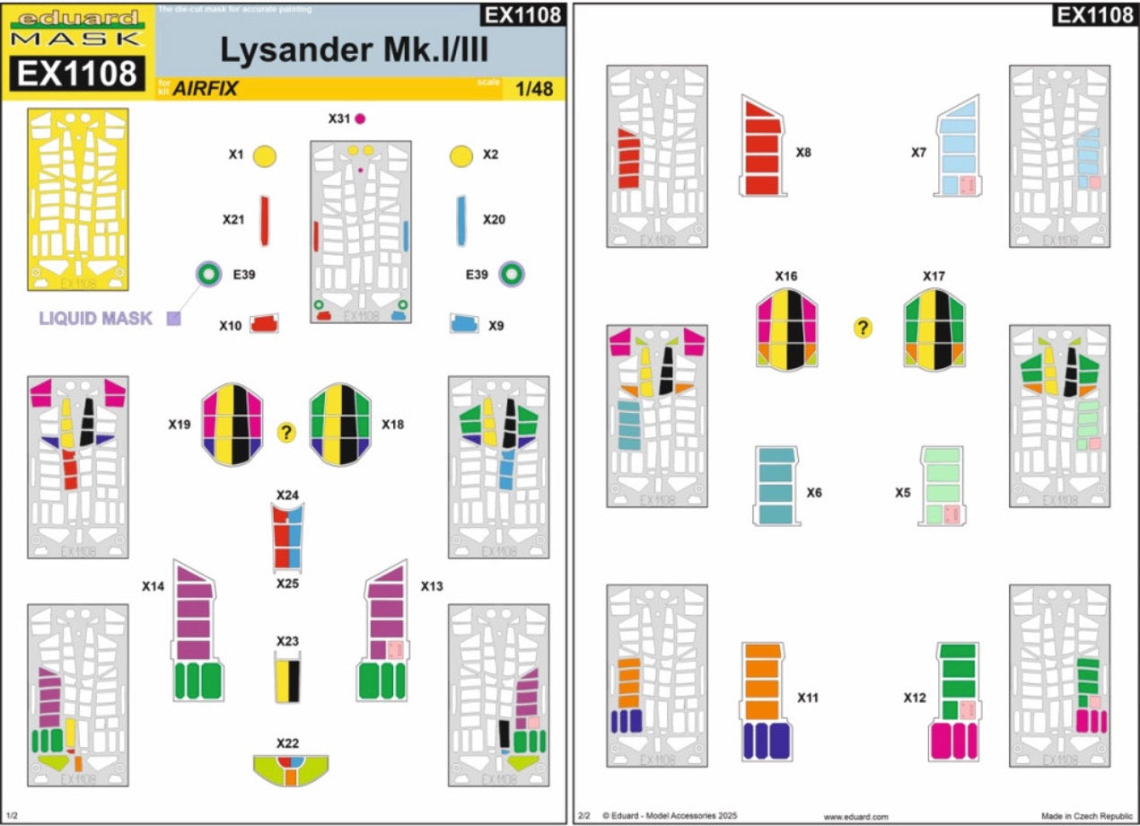 HGW 148827 1:48 LYSANDER - BASIC LINE