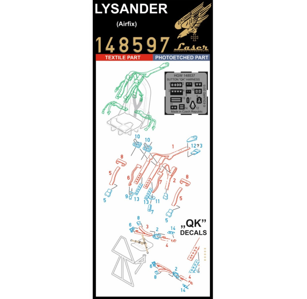 HGW 148827 1:48 LYSANDER - BASIC LINE
