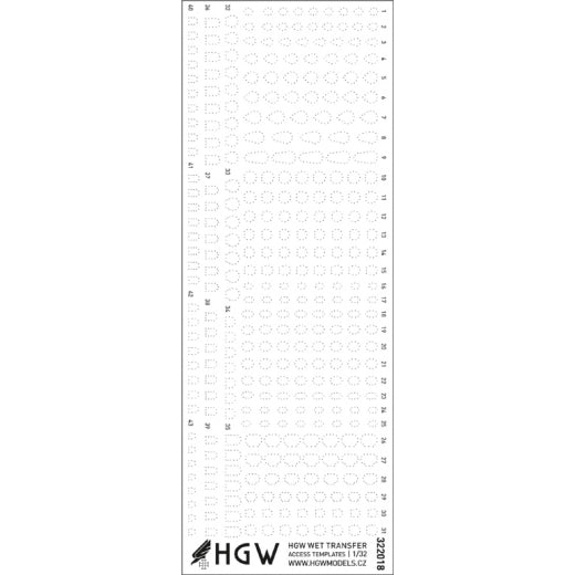 HGW 322018 1:32 Access Templates - Positive Rivets