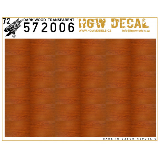 HGW 572006 1:72 Dark Wood - Transparent