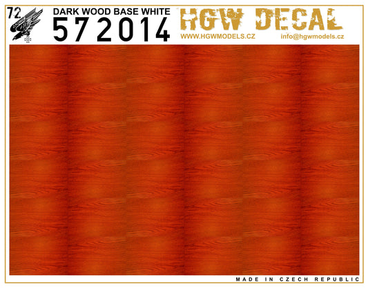 HGW 572014 1:72 Dark Wood - Natural - Base White A5 Sheet