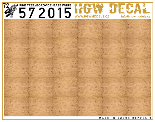 HGW 572015 1:72 Pine Tree - Natural - Base White A5 Sheet