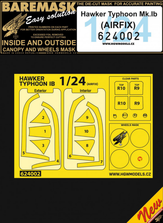 HGW 624002 1:24 Hawker Typhoon Mk.IB for Airfix