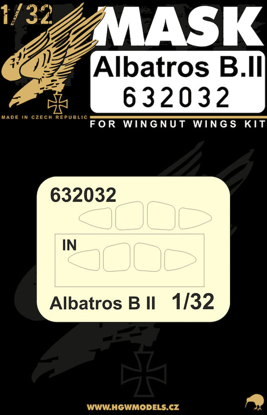 HGW 632032 1:32 Albatros B.II - Masking Set