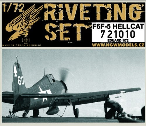 HGW 721010 1:72 Grumman F6F-5 Hellcat Riveting Set