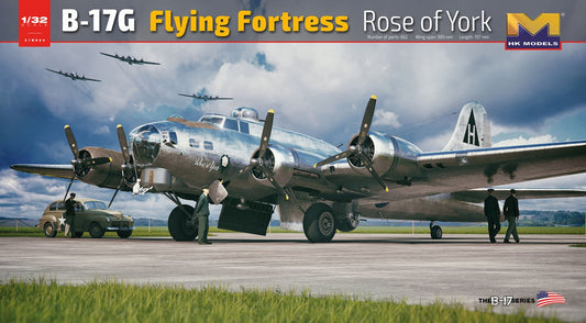 Hong Kong Models 01E44 1:32 Boeing B-17G Flying Fortress 'Rose of York'