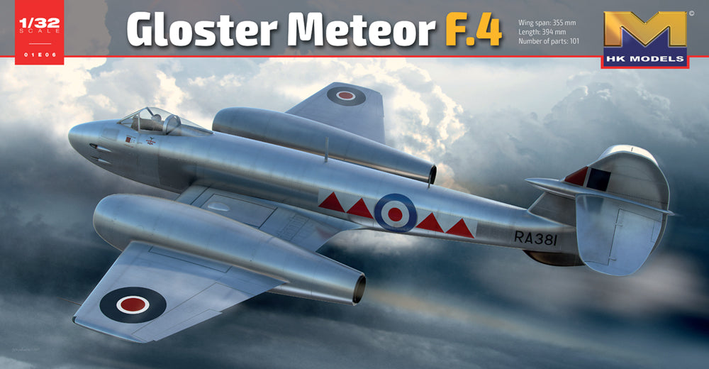 Hong Kong Models 01E06 1:32 Gloster Meteor F.4
