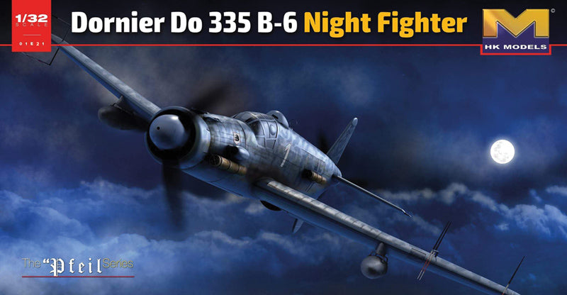 Hong Kong Models 01E21 1:32 Dornier Do-335B-6 'Pfeil' Night Fighter