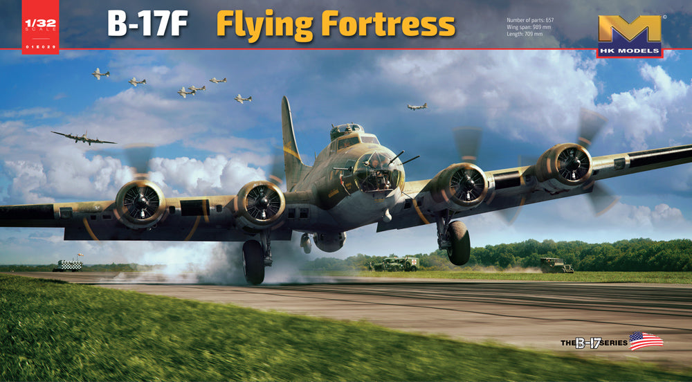 Hong Kong Models 01E29 1:32 Boeing B-17F Flying Fortress 'Memphis Belle'