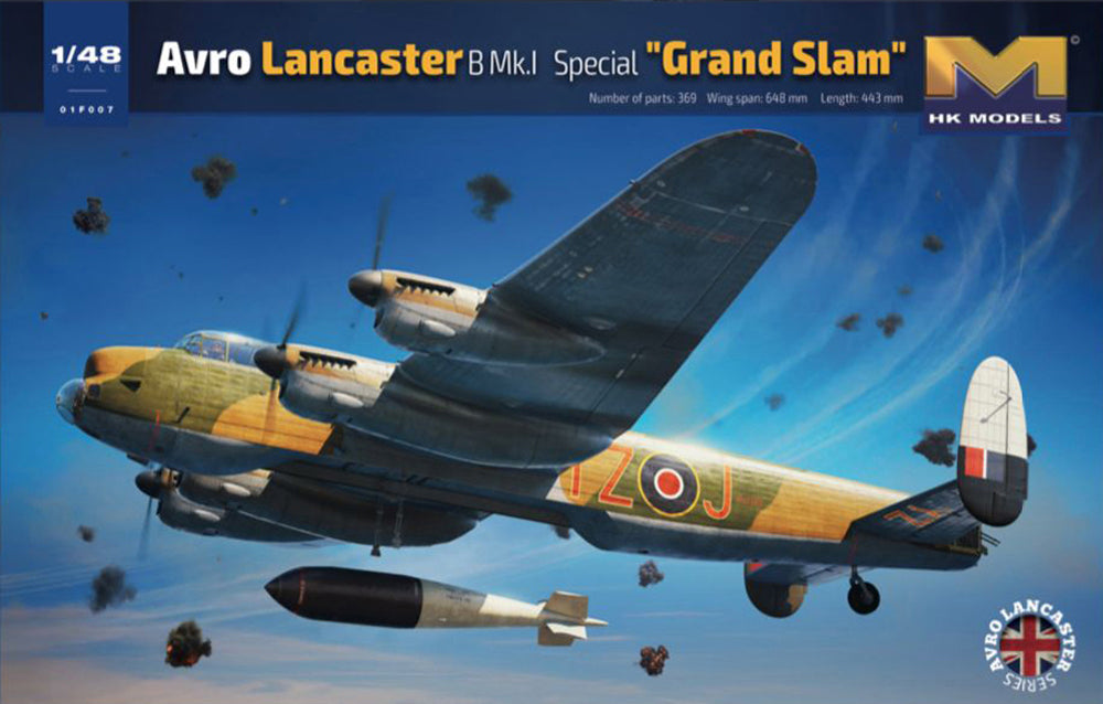 Hong Kong Models 01F007 1:48 Avro Lancaster B Mk.I Special 'Grand Slam'