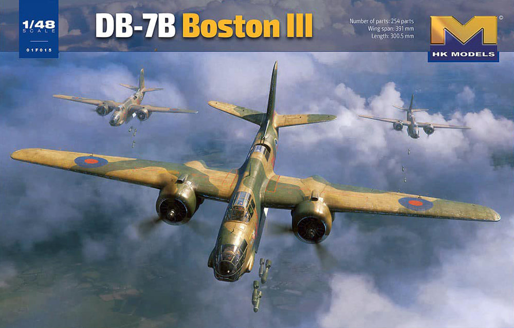 Hong Kong Models HKM01F015 1:48 Douglas Boston III/US DB-7B Light Bomber Aircraft