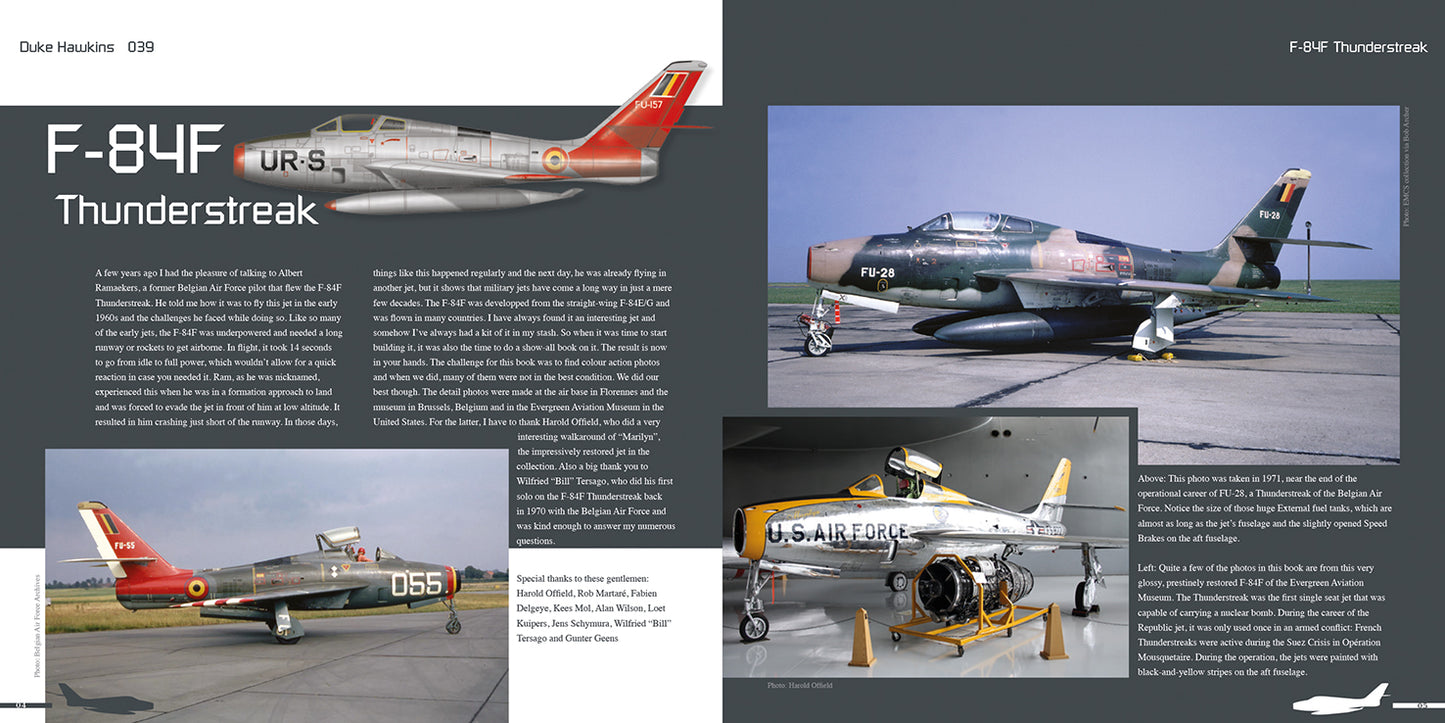 HMH-Publications DH-039 Republic F-84F Thunderstreak an 84 page book