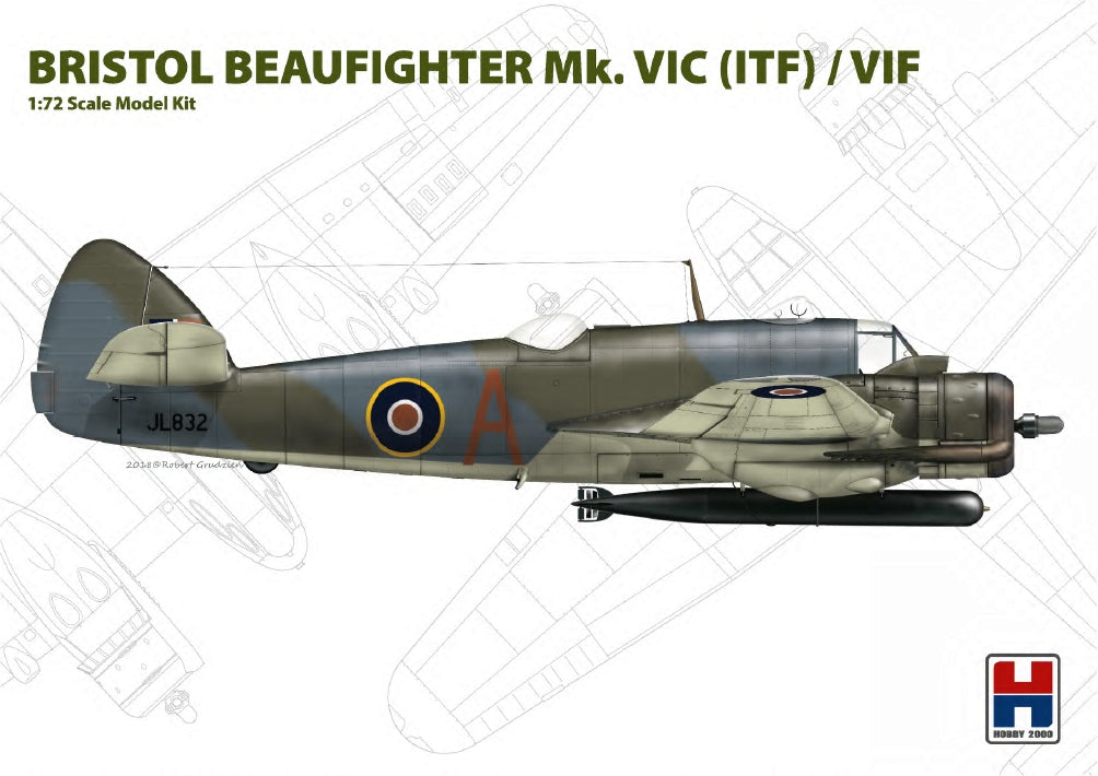 Hobby 2000 72004 1:72 Bristol Beaufighter Mk.VIC (ITF)/VIF