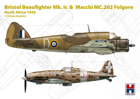 Hobby 2000 K72005 1:72 Bristol Beaufighter Mk.IC and Macchi C.202