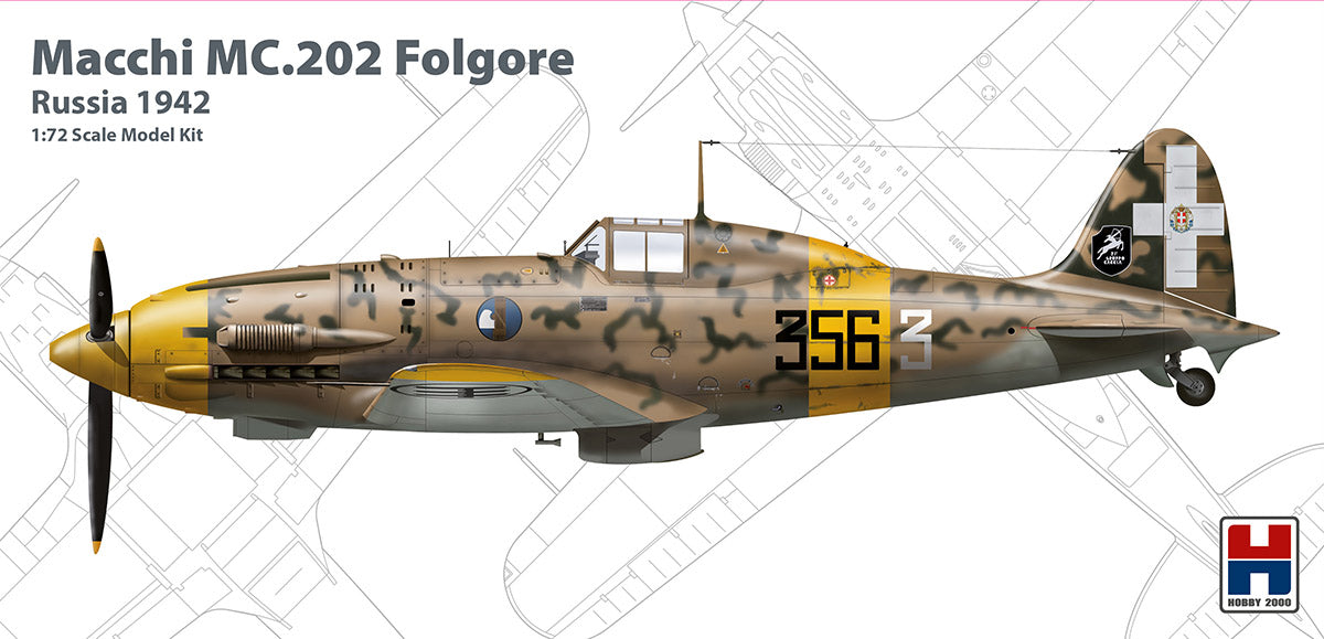 Hobby 2000 K72007 1:72 Macchi C.202 Folgore Russia 1942