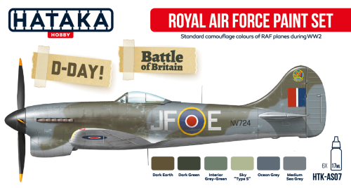 Hataka HTK-AS07  Royal Air Force paint set