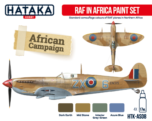 Hataka HTK-AS08  RAF in Africa paint set