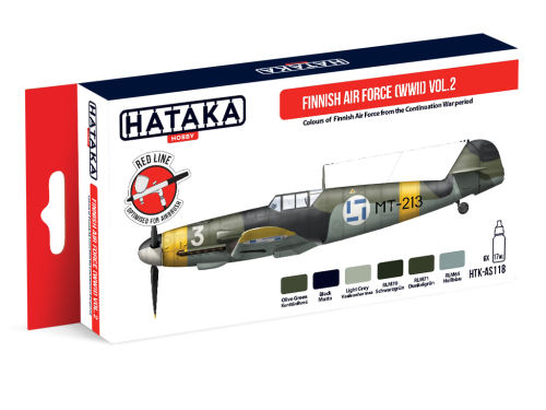 Hataka HTK-AS118 1:48 Finnish Air Force set 2 paint set