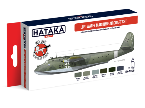 Hataka HTK-AS120 1:48 Luftwaffe Maritime Aircraft WWII Paint Set
