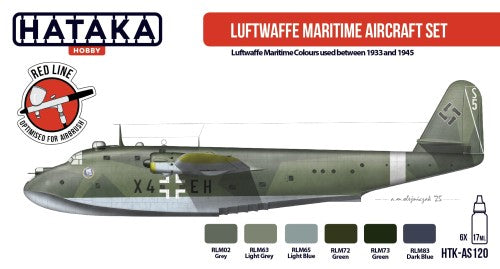 Hataka HTK-AS120 1:48 Luftwaffe Maritime Aircraft WWII Paint Set