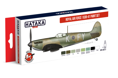 Hataka HTK-AS121 1:48 Royal Air Force 1938-41 Paint Set