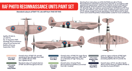 Hataka HTK-AS23  RAF Photo Reconnaissance Units Paint Set