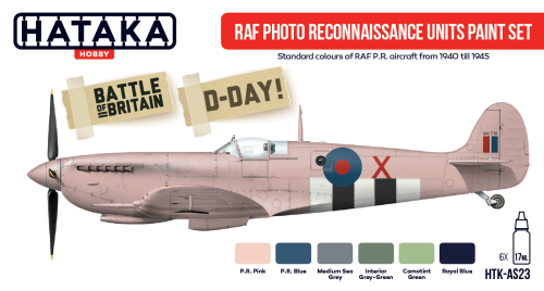 Hataka HTK-AS23  RAF Photo Reconnaissance Units Paint Set