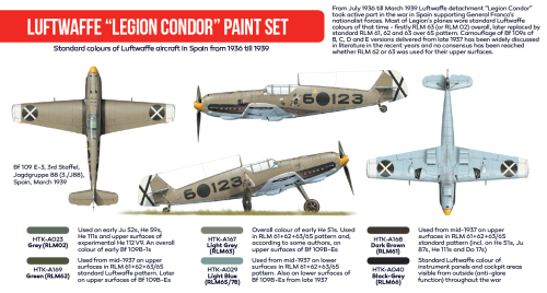 Hataka HTK-AS32  Luftwaffe â€žLegion Condorâ€ paint set