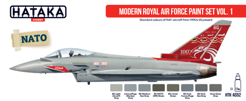 Hataka HTK-AS52  Modern Royal Air Force paint set vol. 1