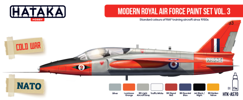 Hataka HTK-AS70  Modern Royal Air Force paint set vol. 3