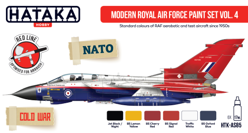 Hataka HTK-AS85  Modern Royal Air Force paint set vol. 4